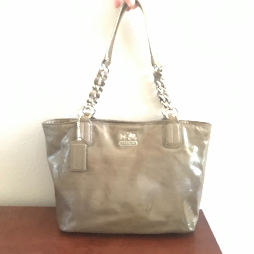Coach Chelsea patent leather tote